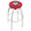 Holland Bar Stool Co. 30" Chrome Georgia "Bulldog" Swivel Bar Stool, Accent Ring -Kitchen & Dining Furniture Sales Store Holland20Bar20Stool20Co L8C2CGA Dog