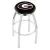 Holland Bar Stool Co. 25" Chrome Georgia "G" Swivel Bar Stool, Accent Ring -Kitchen & Dining Furniture Sales Store Holland20Bar20Stool20Co L8C2CGA G