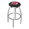 Holland Bar Stool Co. 25" Chrome New Jersey Devils Swivel Bar Stool, Accent Ring -Kitchen & Dining Furniture Sales Store Holland20Bar20Stool20Co L8C2CNJDevl 1