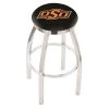 Holland Bar Stool Co. 30" Chrome Oklahoma State Swivel Bar Stool, Accent Ring -Kitchen & Dining Furniture Sales Store Holland20Bar20Stool20Co L8C2COKStUn
