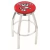 Holland Bar Stool Co. 25" Chrome Wisconsin "Badger" Swivel Bar Stool, Accent Ring -Kitchen & Dining Furniture Sales Store Holland20Bar20Stool20Co L8C2CWI Bdg