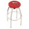 Holland Bar Stool Co. 30" Chrome Western Kentucky Swivel Bar Stool, Accent Ring