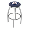 Holland Bar Stool Co. 30" Chrome Winnipeg Jets Swivel Bar Stool, Accent Ring -Kitchen & Dining Furniture Sales Store Holland20Bar20Stool20Co L8C2CWinJet