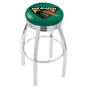 Holland Bar Stool Co. 25" Chrome UAB Swivel Bar Stool, Accent Ring