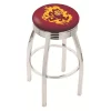 Holland Bar Stool Co. 25" Chrome Arizona State Swivel Bar Stool, Accent Ring, Sparky Logo -Kitchen & Dining Furniture Sales Store Holland20Bar20Stool20Co L8C3CArizSt S 1
