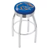 Holland Bar Stool Co. 25" Chrome Boise State Swivel Bar Stool, Accent Ring -Kitchen & Dining Furniture Sales Store Holland20Bar20Stool20Co L8C3CBoiseS 1