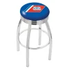 Holland Bar Stool Co. 30" Chrome U.S. Coast Guard Swivel Bar Stool, Accent Ring