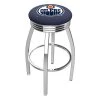 Holland Bar Stool Co. 25" Chrome Edmonton Oilers Swivel Bar Stool, Accent Ring -Kitchen & Dining Furniture Sales Store Holland20Bar20Stool20Co L8C3CEdmOil 1
