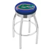 Holland Bar Stool Co. 30" Chrome Florida Swivel Bar Stool, Accent Ring