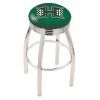 Holland Bar Stool Co. 25" Chrome Hawaii Swivel Bar Stool, Accent Ring