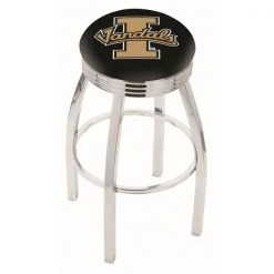 Holland Bar Stool Co. 30" Chrome Idaho Swivel Bar Stool, Accent Ring