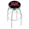 Holland Bar Stool Co. 30" Chrome Miami (OH) Swivel Bar Stool, Accent Ring -Kitchen & Dining Furniture Sales Store Holland20Bar20Stool20Co L8C3CMia OH