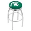 Holland Bar Stool Co. 30" Chrome Michigan State Swivel Bar Stool, Accent Ring -Kitchen & Dining Furniture Sales Store Holland20Bar20Stool20Co L8C3CMichSt