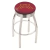Holland Bar Stool Co. 30" Chrome Minnesota Swivel Bar Stool, Accent Ring