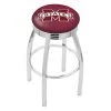 Holland Bar Stool Co. 30" Chrome Mississippi State Swivel Bar Stool, Accent Ring -Kitchen & Dining Furniture Sales Store Holland20Bar20Stool20Co L8C3CMssStU