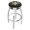 Holland Bar Stool Co. 30" Chrome Pittsburgh Penguins Swivel Bar Stool, Accent Ring -Kitchen & Dining Furniture Sales Store Holland20Bar20Stool20Co L8C3CPitPen
