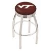 Holland Bar Stool Co. 25" Chrome Virginia Tech Swivel Bar Stool, Accent Ring -Kitchen & Dining Furniture Sales Store Holland20Bar20Stool20Co L8C3CVATech