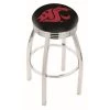 Holland Bar Stool Co. 25" Chrome Washington State Swivel Bar Stool, Accent Ring
