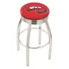 Holland Bar Stool Co. 25" Chrome Western Kentucky Swivel Bar Stool, Accent Ring -Kitchen & Dining Furniture Sales Store Holland20Bar20Stool20Co L8C3CWestKy
