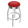 Holland Bar Stool Co. 25" Chrome Washington Capitals Swivel Bar Stool, Accent Ring -Kitchen & Dining Furniture Sales Store Holland20Bar20Stool20Co L8C3CWshCap