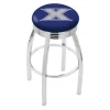 Holland Bar Stool Co. 30" Chrome Xavier Swivel Bar Stool, Accent Ring