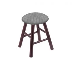 Holland Bar Stool Co. Maple Vanity Stool, Medium Finish, Canter Thatch Seat