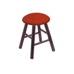 Holland Bar Stool Co. Maple Vanity Stool, Medium Finish, Canter Twilight Seat