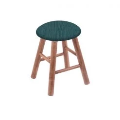 Holland Bar Stool Co. Maple Vanity Stool, Natural Finish, Canter Espresso Seat