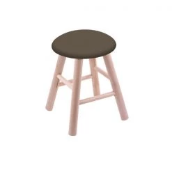 Holland Bar Stool Co. Maple Vanity Stool, Natural Finish, Graph Anchor Seat