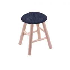 Holland Bar Stool Co. Maple Vanity Stool, Natural Finish, Graph Tidal Seat