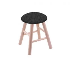 Holland Bar Stool Co. Maple Vanity Stool, Natural Finish, Rein Thatch Seat