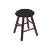 Holland Bar Stool Co. Oak Vanity Stool, Medium Finish, Canter Iron Seat -Kitchen & Dining Furniture Sales Store Holland20Bar20Stool20Co RC18OSDCBlkVinyl