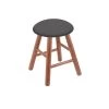 Holland Bar Stool Co. Oak Vanity Stool, Medium Finish, Canter Saddle Seat