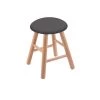Holland Bar Stool Co. Oak Vanity Stool, Natural Finish, Canter Saddle Seat