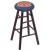 Holland Bar Stool Co. Maple Counter Stool, Dark Cherry Finish, Auburn Seat