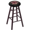 Holland Bar Stool Co. Maple Bar Stool, Dark Cherry Finish, Boston College Seat
