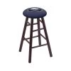 Holland Bar Stool Co. Maple Counter Stool, Dark Cherry Finish, Buffalo Sabres Seat