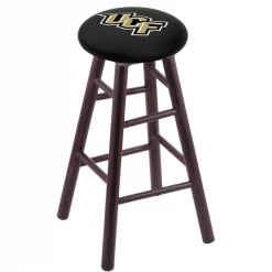 Holland Bar Stool Co. Maple Bar Stool, Dark Cherry Finish, Central Florida Seat