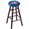 Holland Bar Stool Co. Maple Counter Stool, Dark Cherry Finish, U.S. Coast Guard Seat