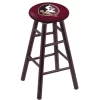 Holland Bar Stool Co. Maple Bar Stool, Dark Cherry Finish, Florida State (Head) Seat