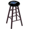 Holland Bar Stool Co. Maple Counter Stool, Dark Cherry Finish, Grand Valley State Seat