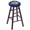 Holland Bar Stool Co. Maple Counter Stool, Dark Cherry Finish, Georgetown Seat