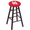 Holland Bar Stool Co. Maple Counter Stool, Dark Cherry Finish, Houston Seat