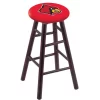 Holland Bar Stool Co. Maple Bar Stool, Dark Cherry Finish, Louisville Seat