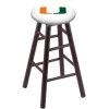 Holland Bar Stool Co. Maple Counter Stool, Dark Cherry Finish, Miami (FL) Seat