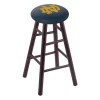 Holland Bar Stool Co. Maple Counter Stool, Dark Cherry Finish, Notre Dame (ND) Seat