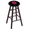 Holland Bar Stool Co. Maple Counter Stool, Dark Cherry Finish, Oklahoma Seat