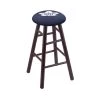 Holland Bar Stool Co. Maple Bar Stool, Dark Cherry Finish, Toronto Maple Leafs Seat