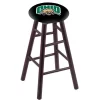 Holland Bar Stool Co. Maple Bar Stool, Dark Cherry Finish, Ohio University Seat