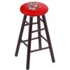 Holland Bar Stool Co. Maple Counter Stool, Dark Cherry Finish, Wisconsin "Badger" Seat -Kitchen & Dining Furniture Sales Store Holland20Bar20Stool20Co RCMSDCWIxxBdgxxf1141b